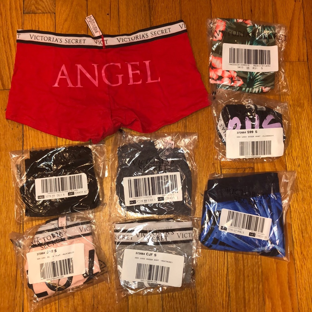 LOT OF EIGHT NEW VICTORIA SECRET PANTIES